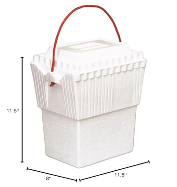 Lifoam 3417 cooler with twelve cans, ready for outdoor adventures.