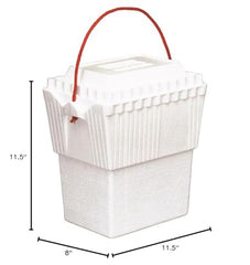 Lifoam 3417 cooler with twelve cans, ready for outdoor adventures.