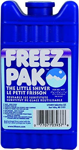 Lifoam Freez Pak Mini recyclable polypropylene bottle in packaging.