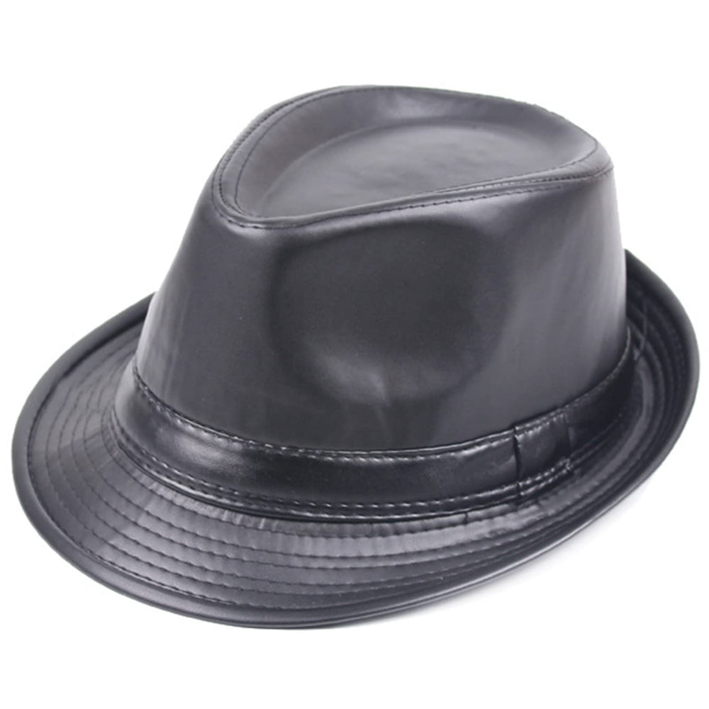 Lifup fedora hat side view highlights comfortable soft fit for all-day use