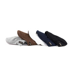Lifup men's mesh flat cap folded for travel, showcasing packable design