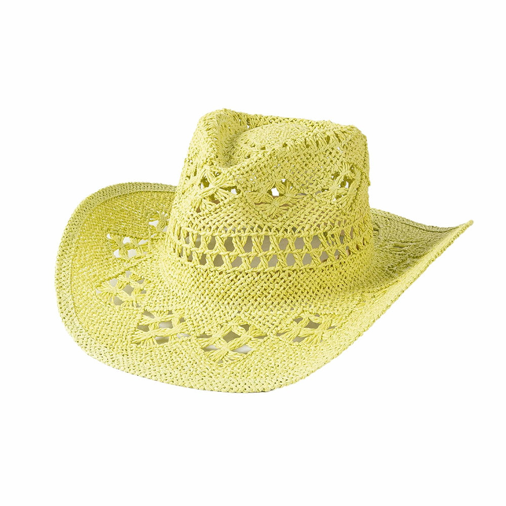Lifup straw hat with elastic band inside for adjustable fit