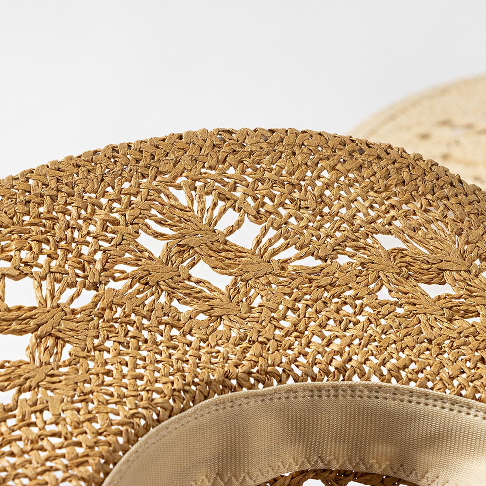 Lifup packable straw cowboy hat convenient for travel