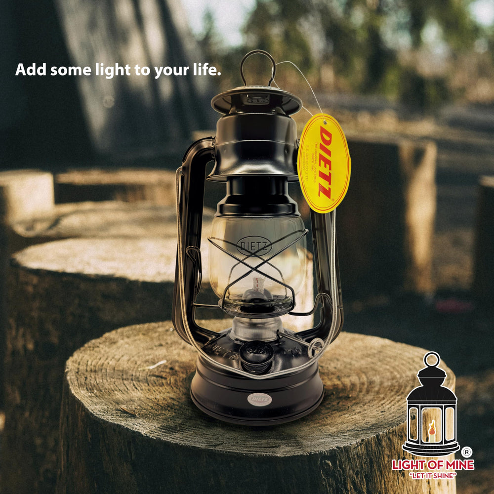 Light of Mine Dietz #76 compact 10-inch design shown for portable outdoor use.