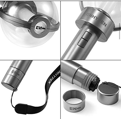 LIGHT STICK ENHYPEN Official color-change preview demonstrates customizable lighting at events.
