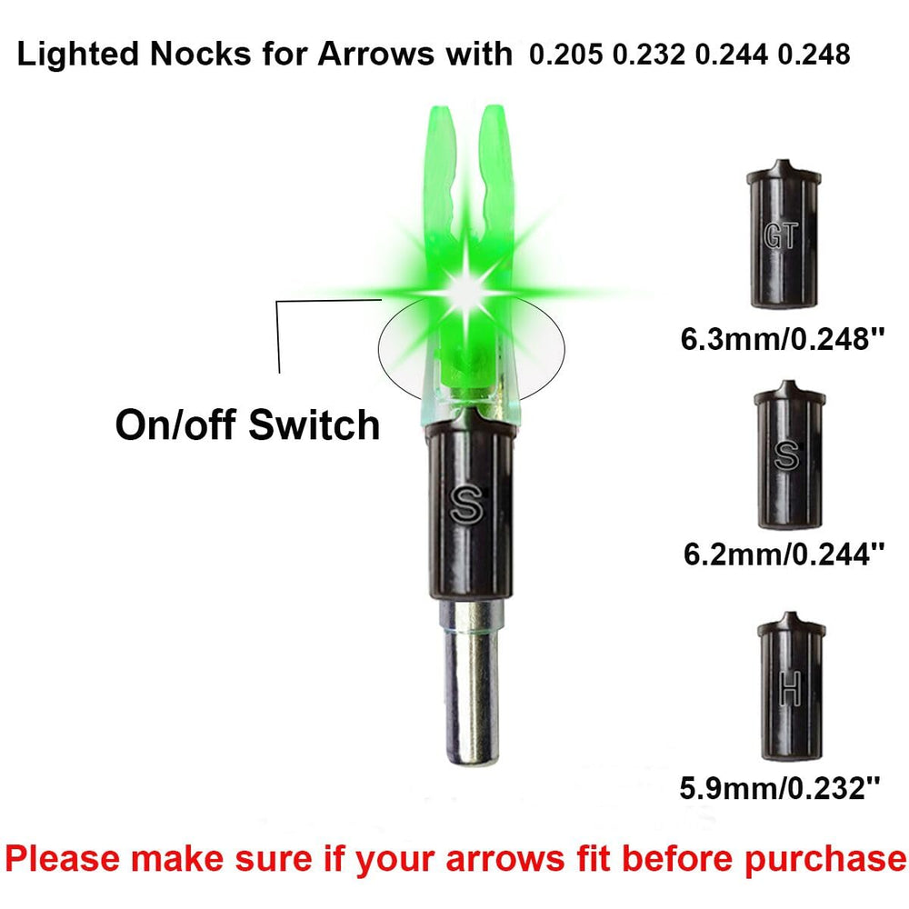 LightingU NoxDyn nocks fit multiple arrow diameters for versatile setups