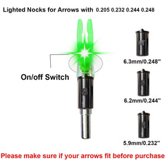 LightingU NoxDyn nocks fit multiple arrow diameters for versatile setups
