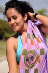Lightload Beach Towel soft against skin and quick-drying.