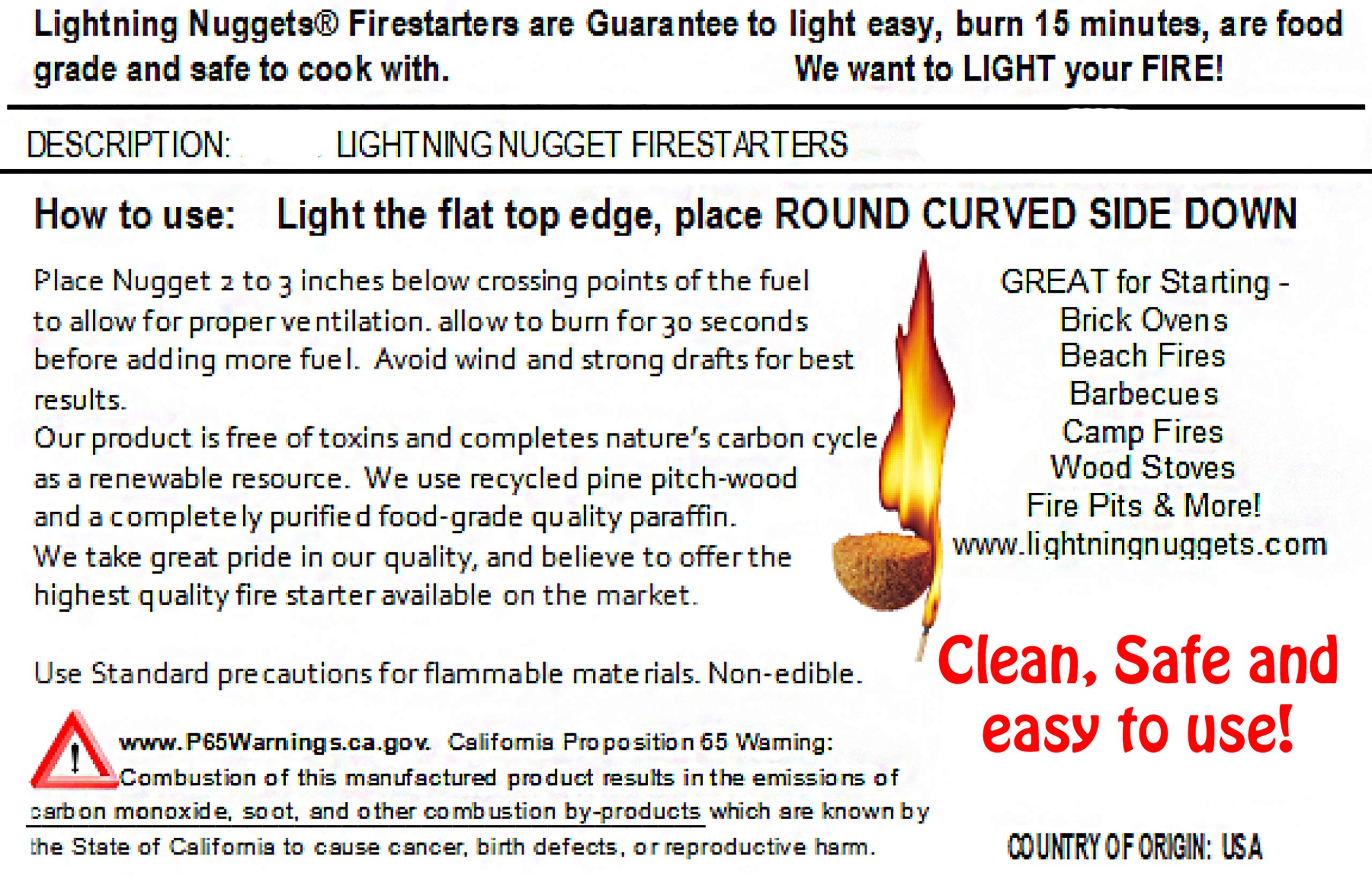 Unlimited shelf life keeps Lightning Nuggets ready for emergencies and outdoor adventures
