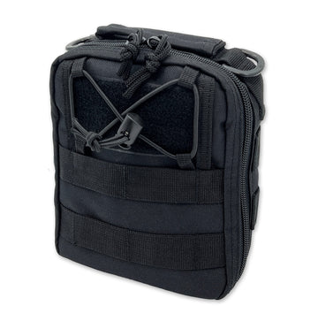 Lightning X IFAK MOLLE pouch open at 90-degree angle for fast gear reach.