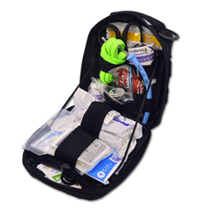 Lightning X Gunshot Trauma Kit in MOLLE pouch, compact and field-ready.