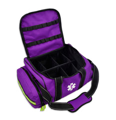 Lightning X Products large EMT bag side view showing modular compartments for adaptable trauma gear.