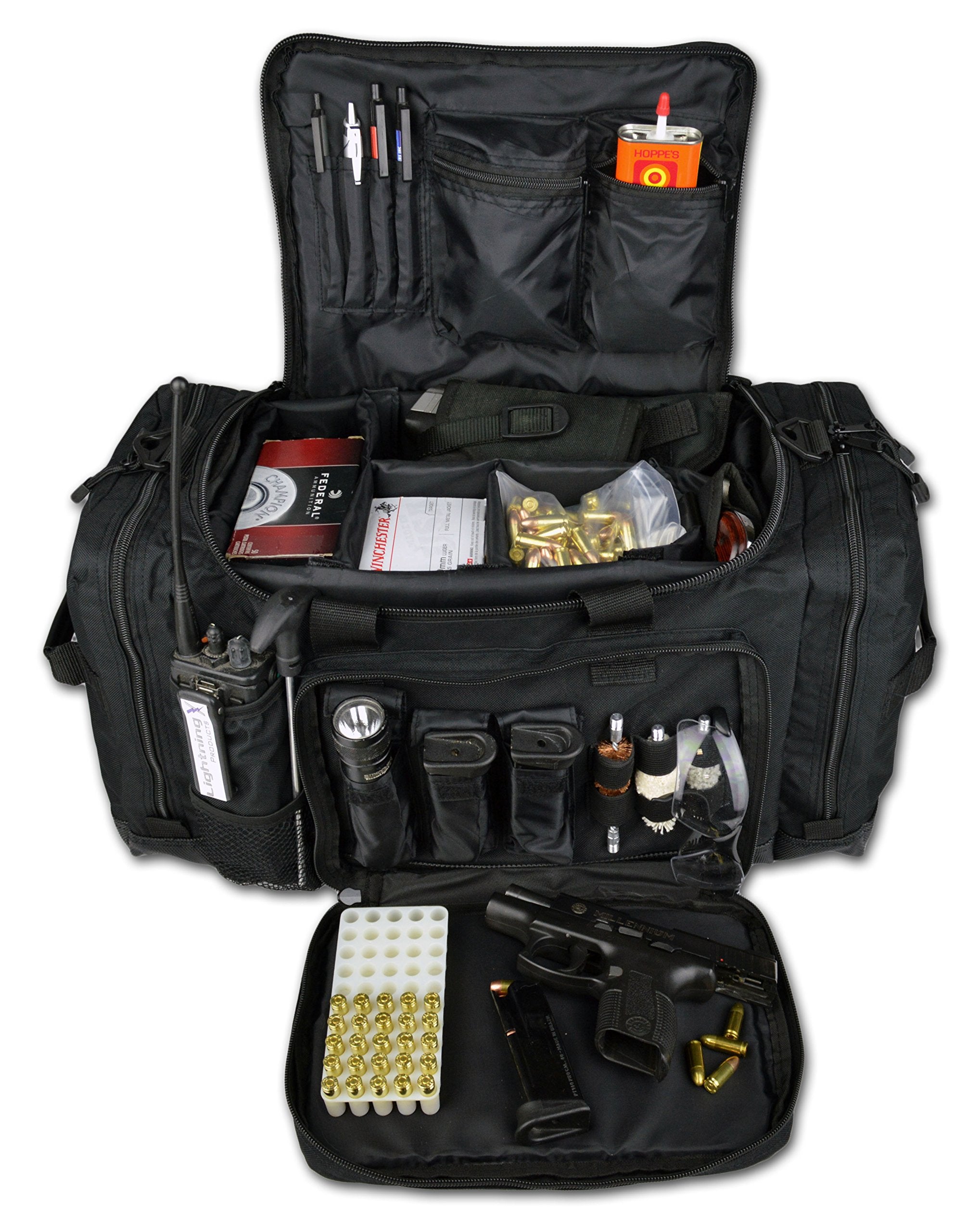 Lightning X Products LXPB10 interior with molded foam dividers for customizable gear layout