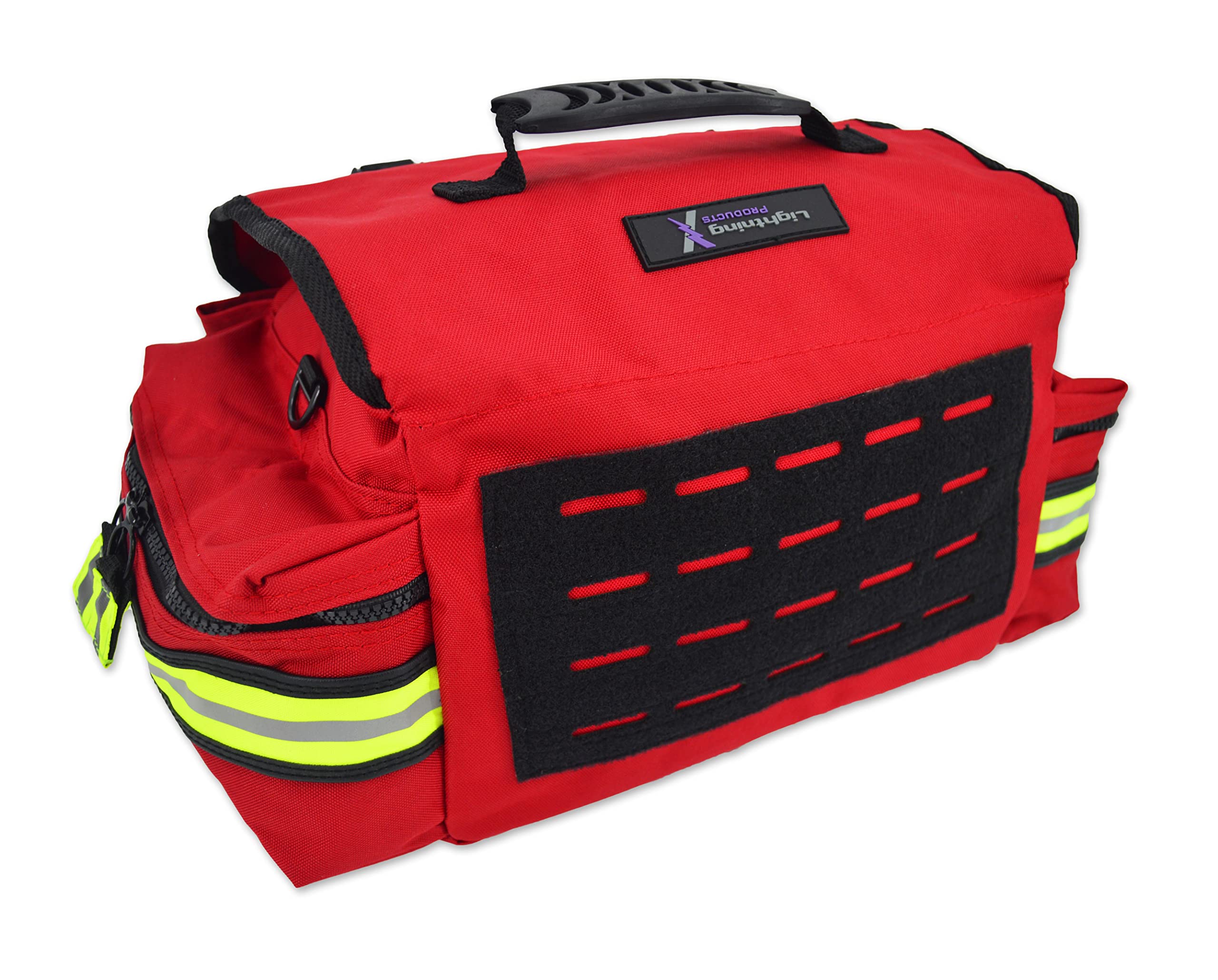 Lightning X Products small EMT bag red interior dividers showcase modular organization for EMS responses