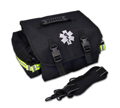 Lightning X Products small EMT bag front view in stealth black for fast access