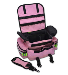 Lightning X Small EMT bag with pink dividers showing quick access to emergency gear.