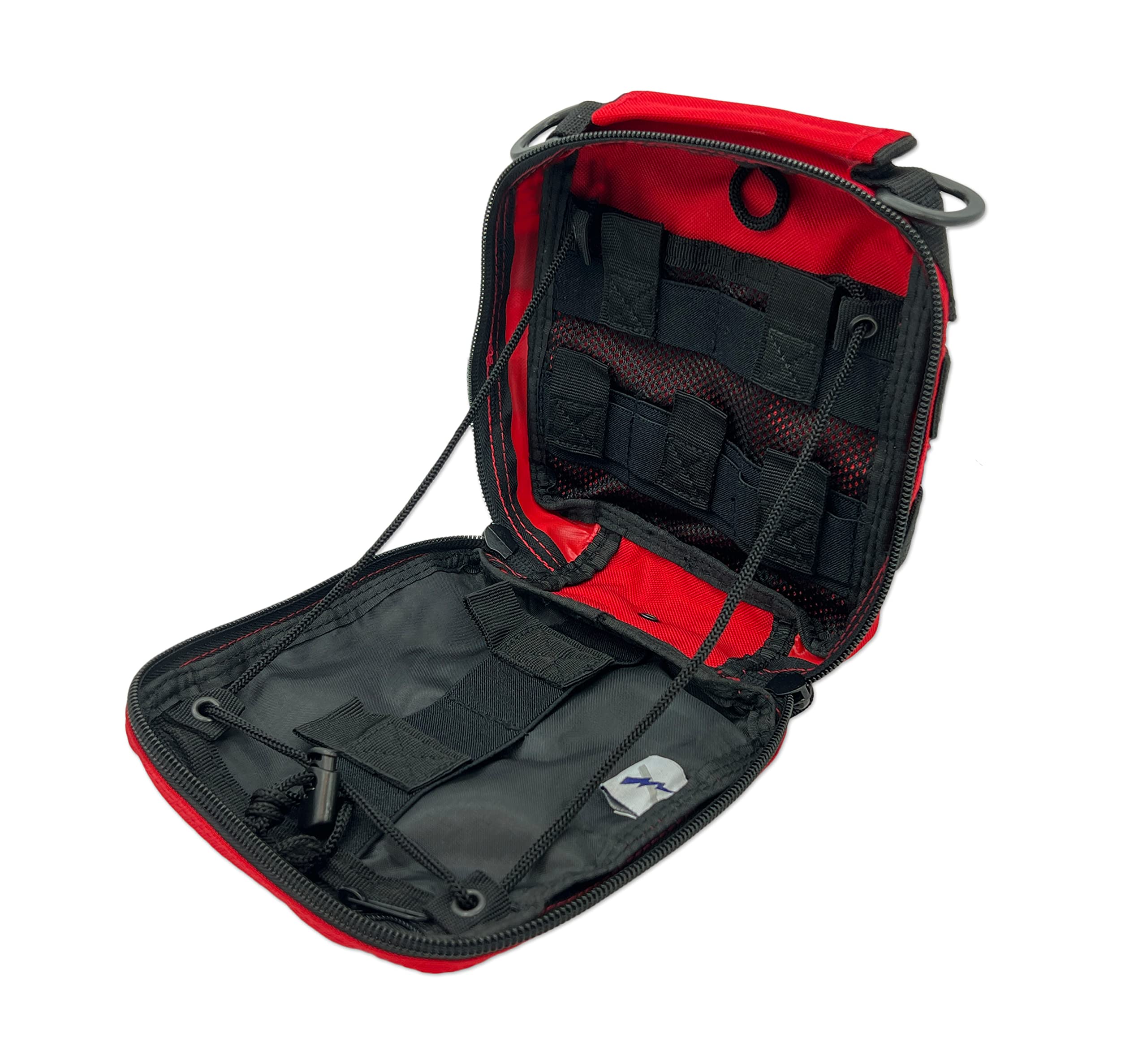 Lightning X MOLLE-compatible trauma pouch attached to tactical gear.
