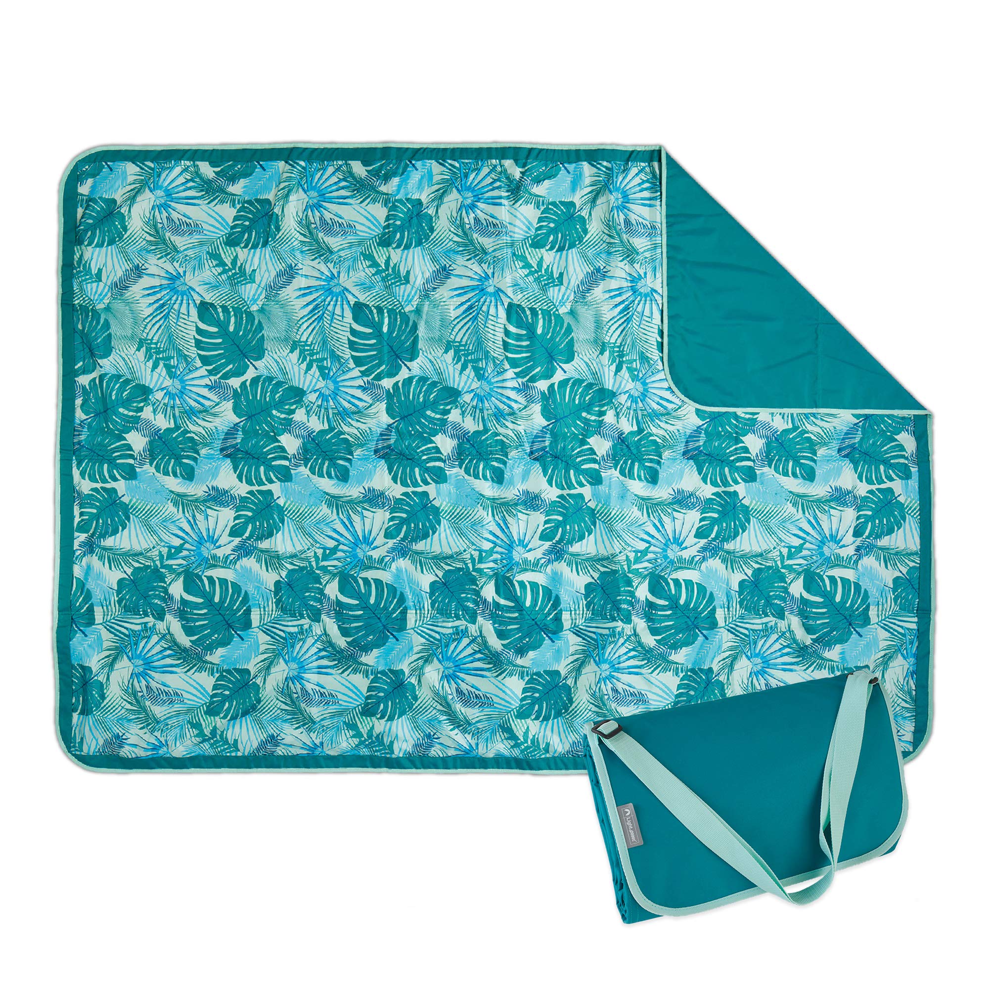 Lightspeed Outdoors XL blanket folded into a compact cushion for easy carrying