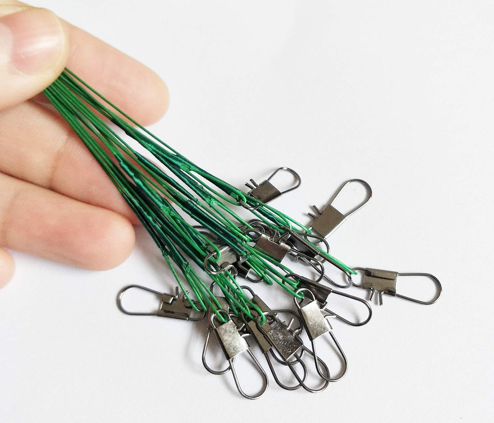 LikeFish 60pcs fishing wire leaders set in packaging