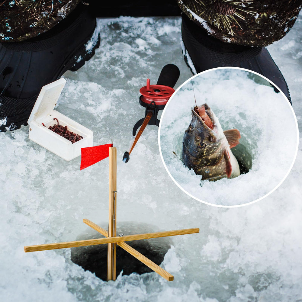 Liliful tip-up alarm system helps detect strikes on the ice