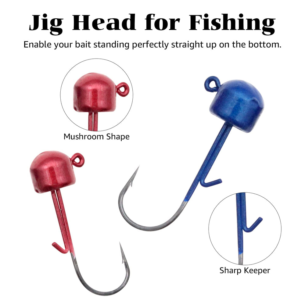 Kit with lead hook weights for Ned Rig setup