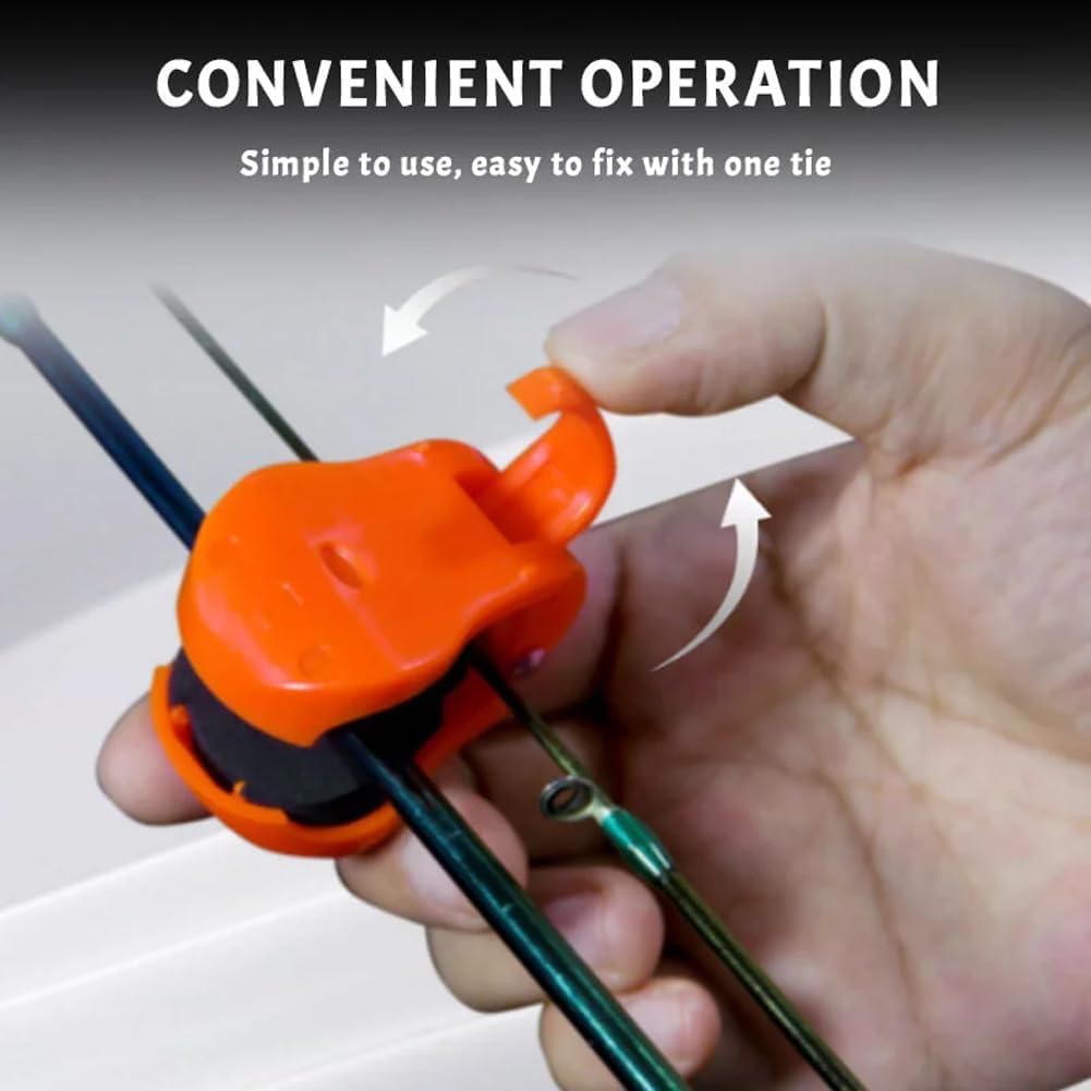 Compact, portable rod holders packed for travel