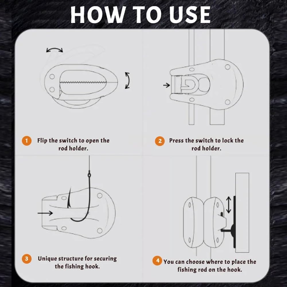 Organized fishing poles with Lilybady rod holders