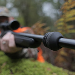 LimbSaver Sharpshooter X-Ring bull barrel dampener enhances accuracy on larger barrels.
