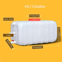 LIMUXCG water tank with sturdy handle for portable outdoor storage
