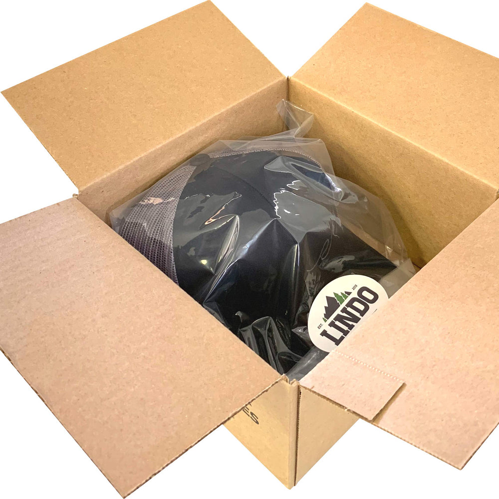 LINDO Trucker Hat adjustable snapback ensures a secure, comfortable fit.