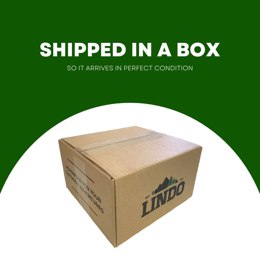 Curved brim and clean, logo-free design of LINDO Trucker Hat