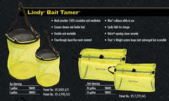 Lindy Bait Tamer folded for easy storage in a bucket