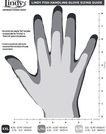 Left-hand Lindy glove designed for quick on-boat use