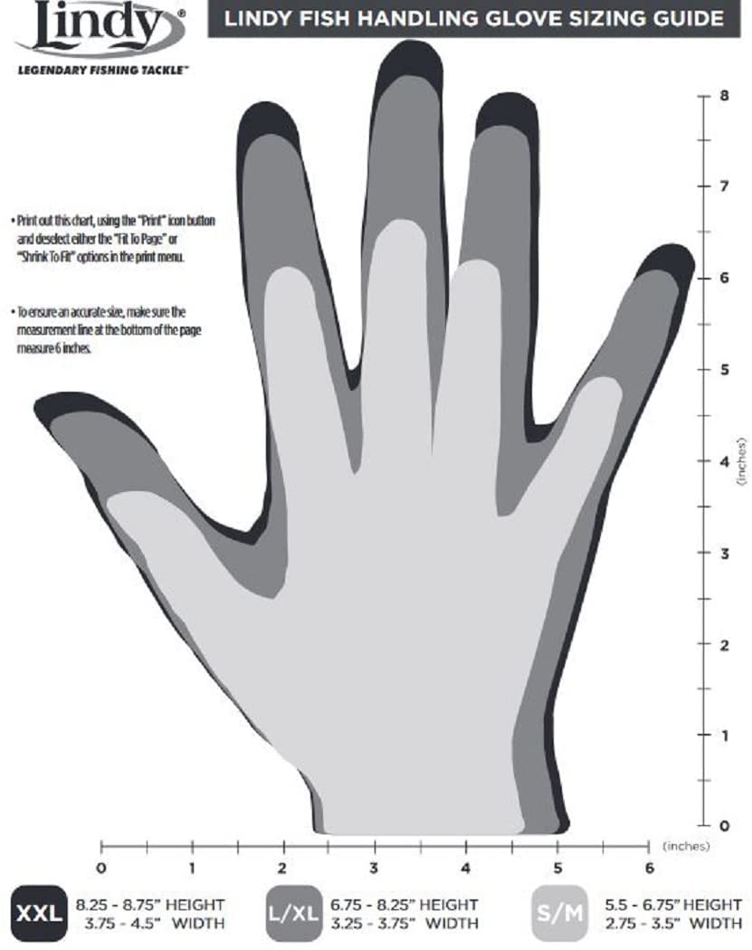 Left-hand Lindy glove designed for quick on-boat use
