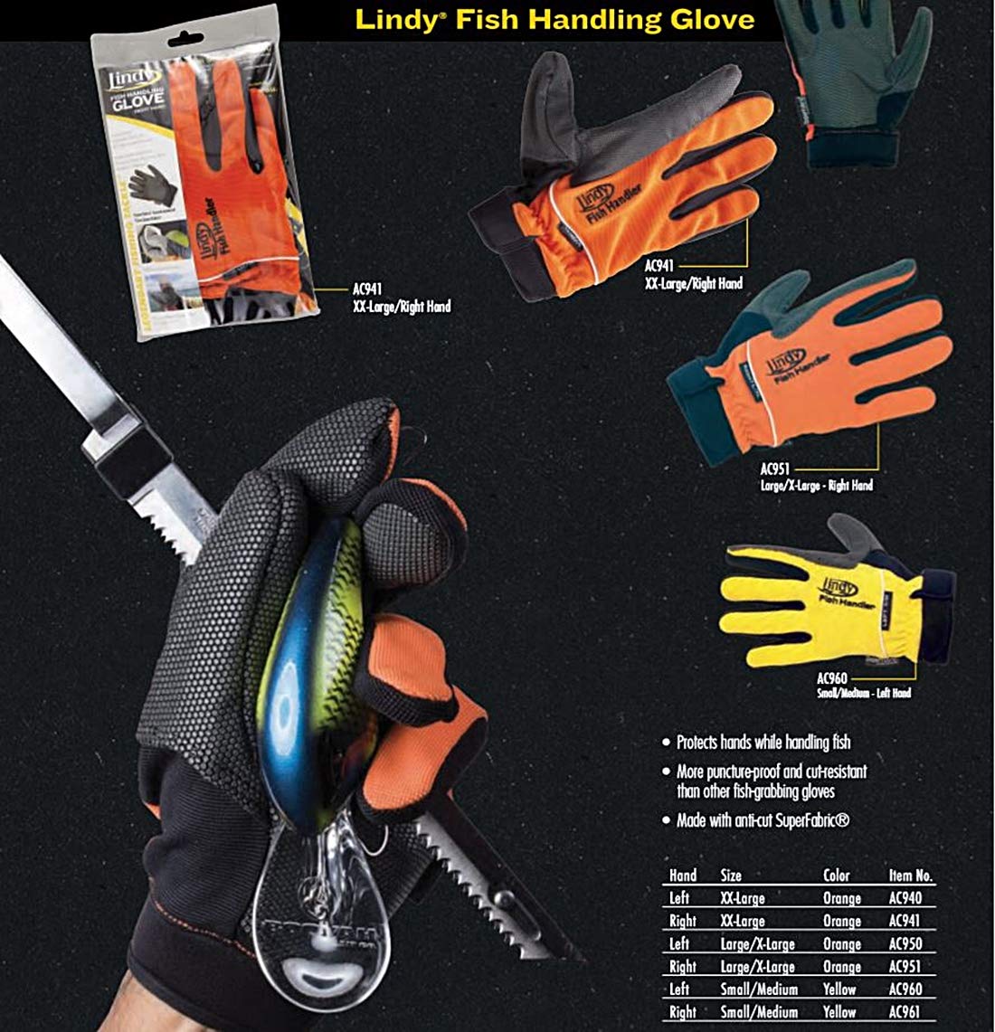 Lindy glove is machine washable and odor resistant for quick post-trip cleanup.