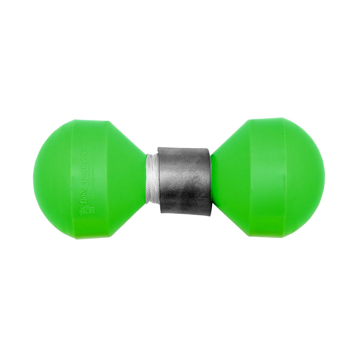 Lindy Marker Buoy with barbell weights for stable marking in wind.