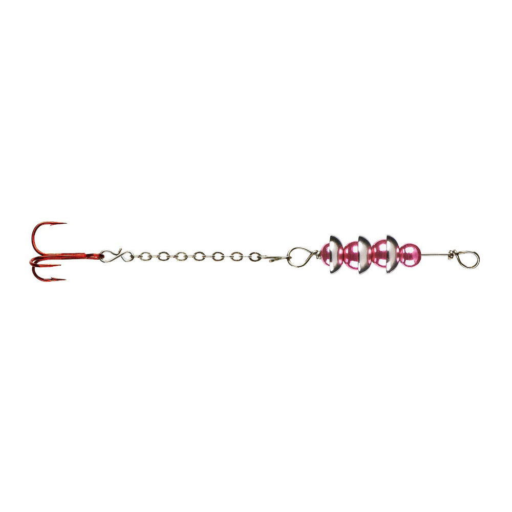 Lindy Perch Talker brass discs create subtle movement to attract walleye and trout.