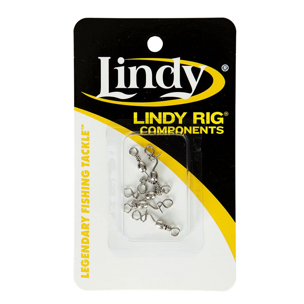 Lindy Swivel Clips enable fast clip-attachment for spinner baits, ideal for quick lure changes on the water