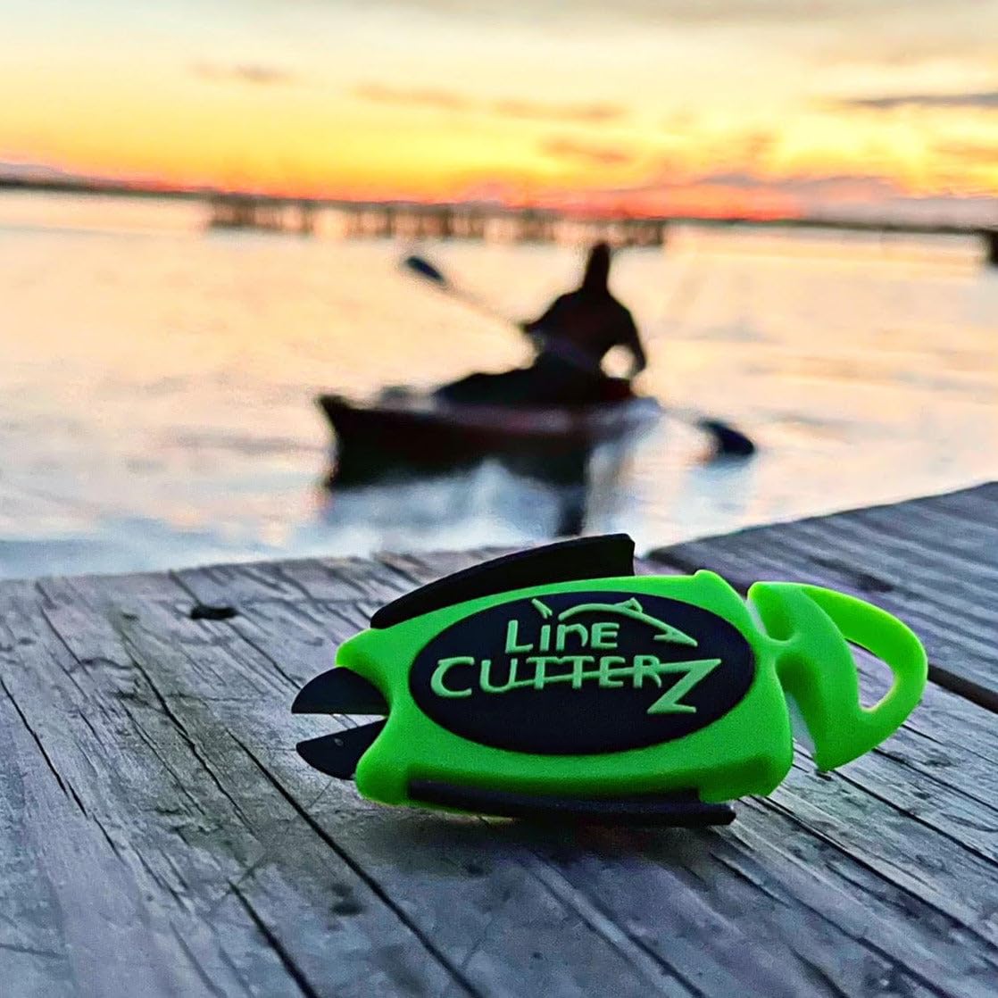LINE CUTTERZ rust-proof ceramic fixed blade slices lines up to 100 lb.