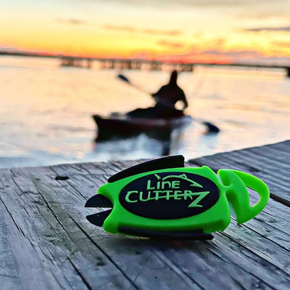 LINE CUTTERZ rust-proof ceramic fixed blade slices lines up to 100 lb.