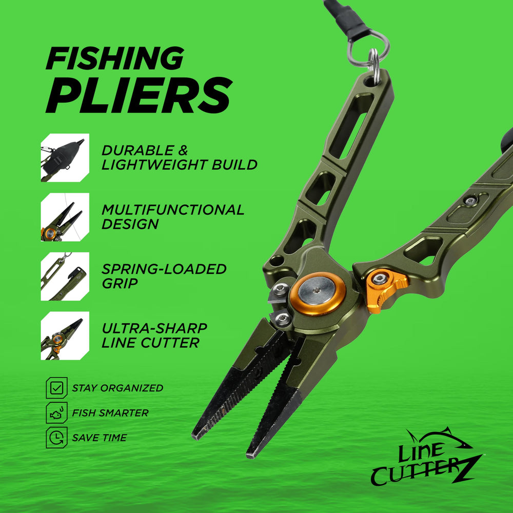 Line Cutterz Elite Pliers premium sheath and belt clip for fast access