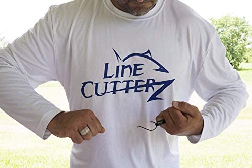 LINE CUTTERZ Pro Fish Gear hook holder with embossed logos, durable and premium