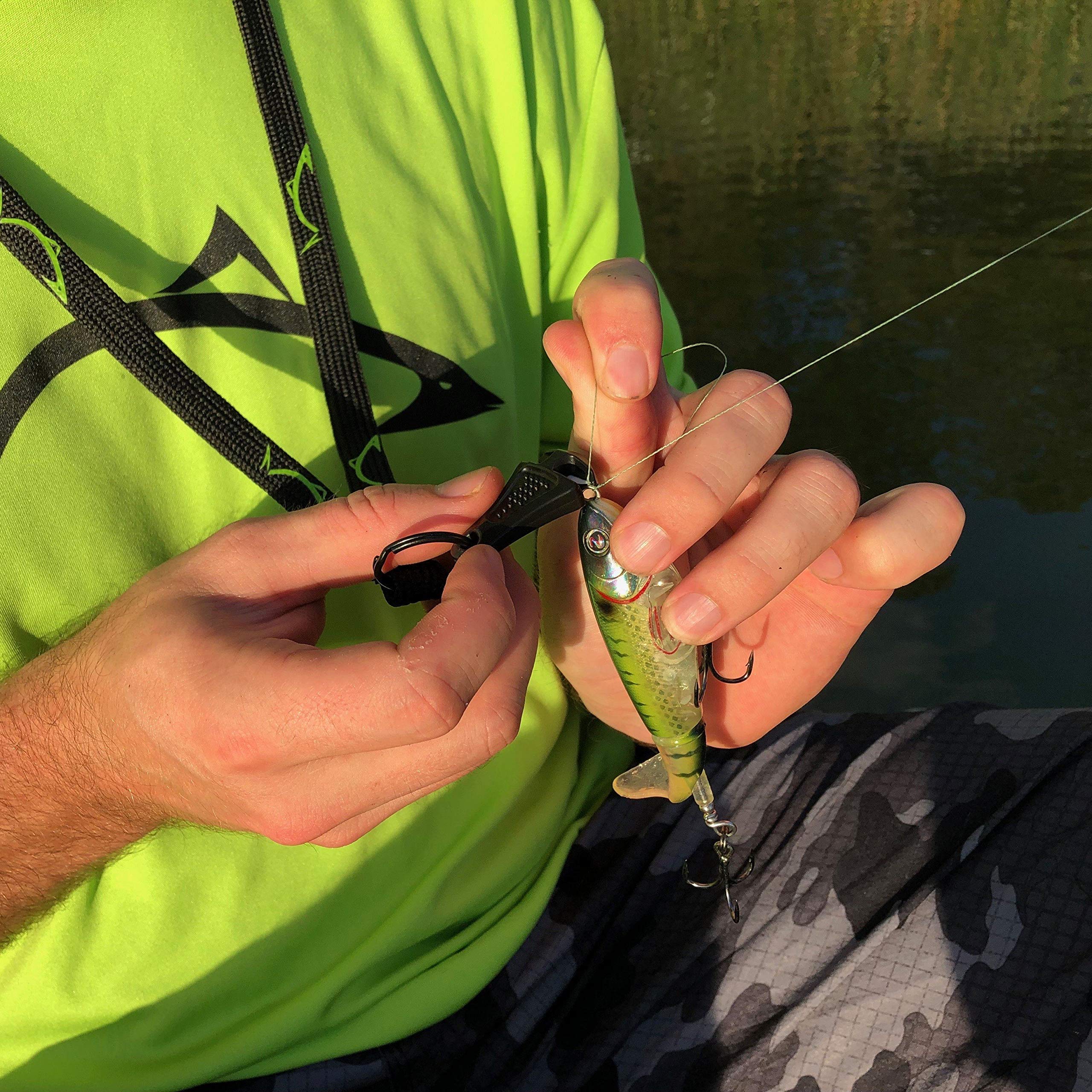 LINE CUTTERZ Triple Play black strap attachment blending with gear