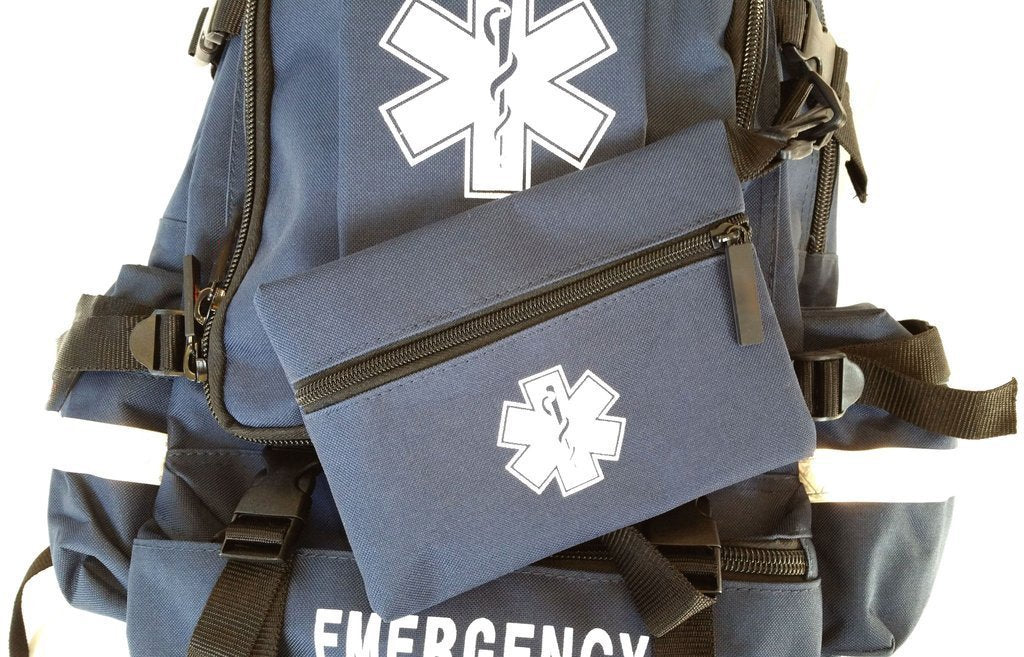 LINE2design First Aid Tactical Bag Kit side pockets keep accessories organized.