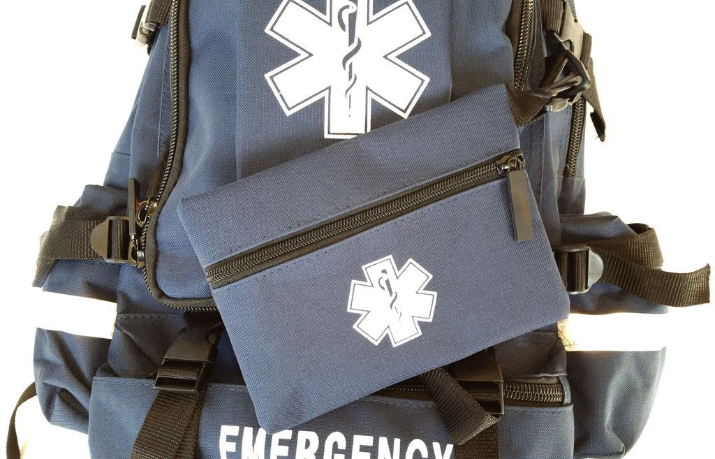 LINE2design First Responder Bag open interior showing organized compartments for meds.