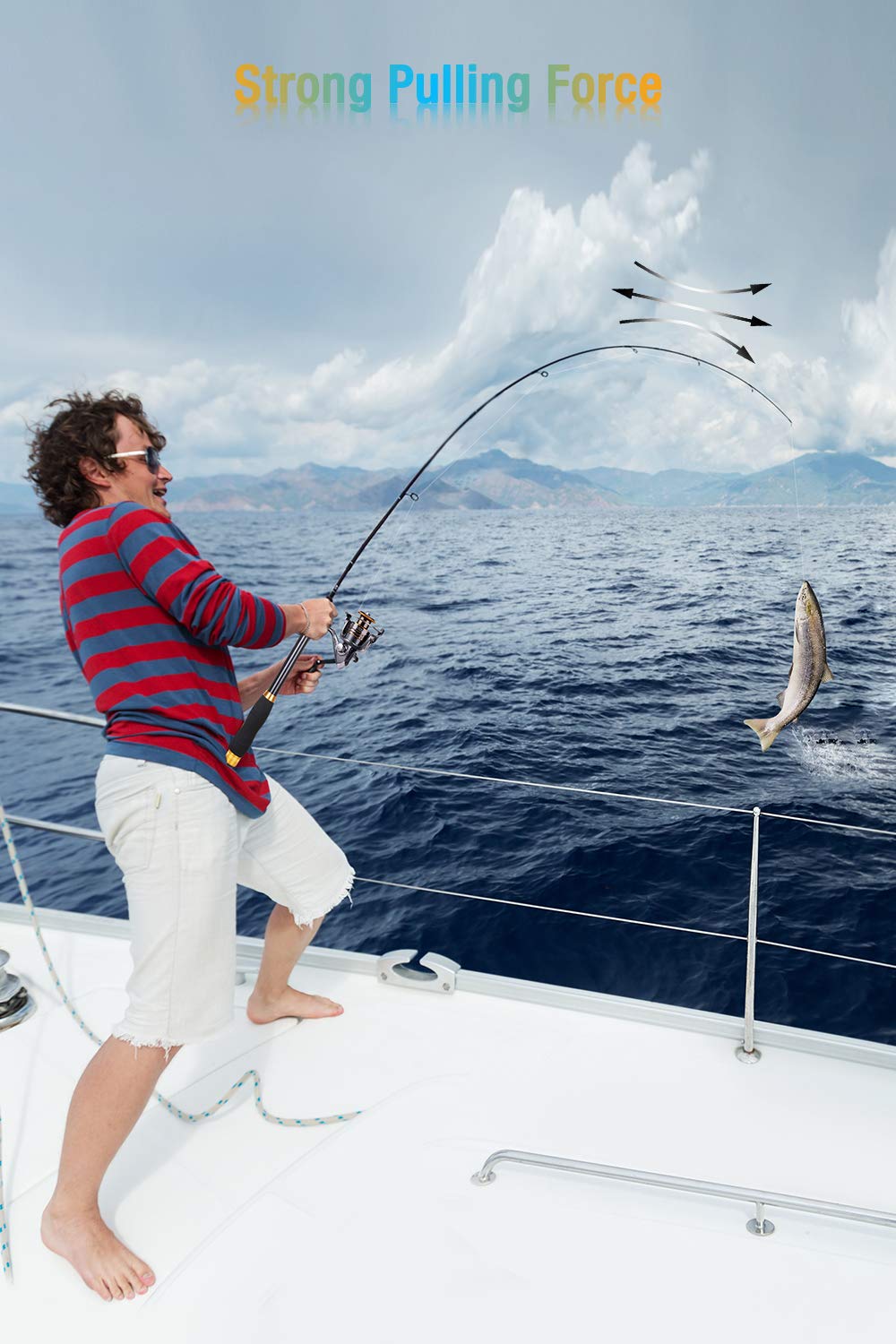 Assorted fishing lures and hooks included in the kit