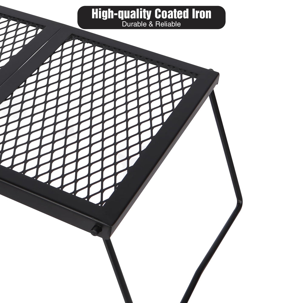 Lineslife diamond mesh grill ensures even heat distribution for better cooking.