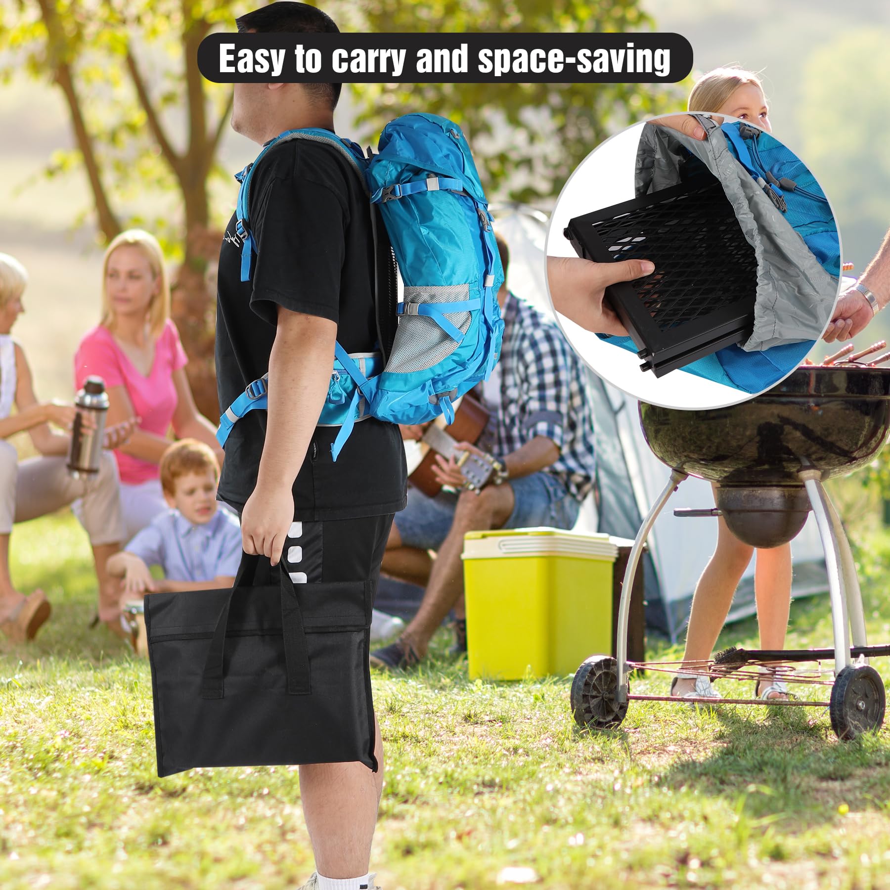 Lineslife durable, rust-resistant finish withstands high heat during outdoor meals.