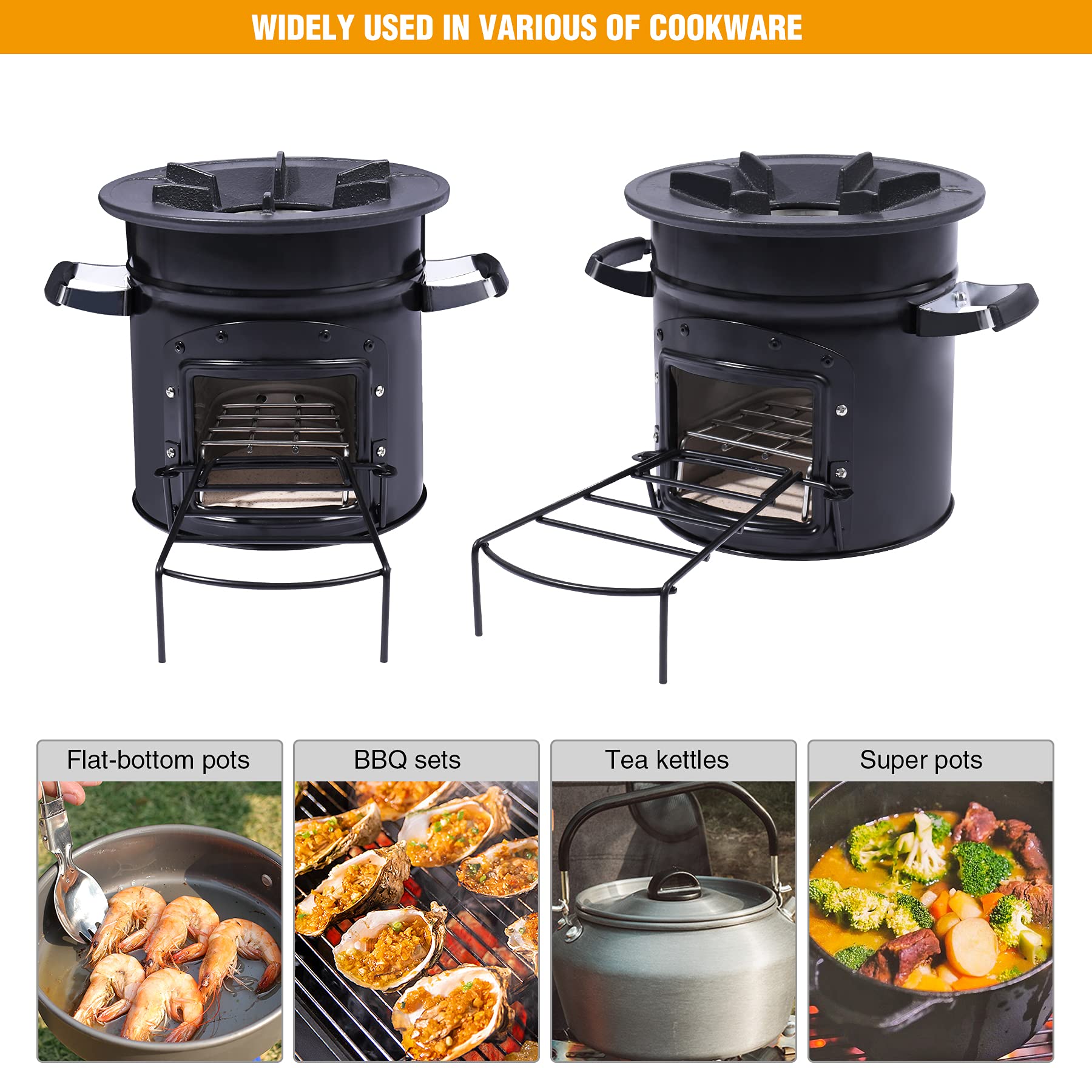 Lineslife rocket stove vertical chamber emphasizing insulated heat efficiency