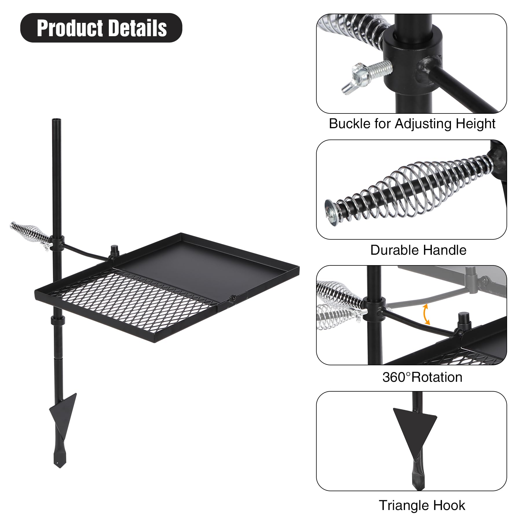 Lineslife carry bag protects the grill during transport and camping trips.